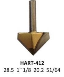 Broca para router corte en V 1-1/8 Pulg cobalto 412 Micro