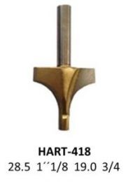Broca para router corte redondeado 1-1/8 Pulg cobalto 418 Micro