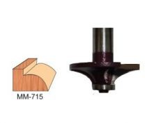 Broca para router corte redondeado 2 Pulg mm-715 Brocar