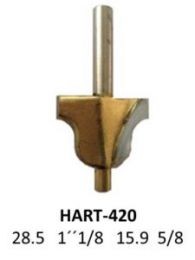 Broca para router corte romana 1-1/8 Pulg cobalto 420 Micro