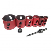 Juego de 6 brocas sierra biometálicas advanced Morse