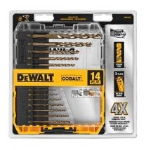 Juego de brocas Cobalt 14 pz DWA1240 DeWalt Accesorios