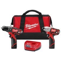 Combo Rotomartillo - llave de impacto M12 2497-22 Milwaukee