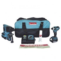 Combo Rotomartillo 18V y Llave de impacto inalámbrico 18V DLX2147M Makita
