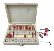 Juego de brocas para Router de Carburo 15 Pz  284112 Obi