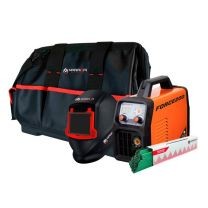 Combo inversora 200 110/220V  FORCE200 + Careta + Maleta + 5kg Soldadura Maraga