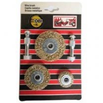 Juego de 8 Pz de cardas para taladro 290158 OBI