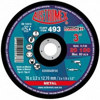 Disco para corte de metal 3 Pulg 493 Austromex