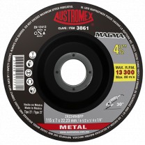 Disco para desbaste de metal 4-1/2 Pulg 3861 Austromex