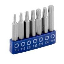 Juego de puntas 2 Pulg tipo torx 7 Pz TC1253 Toolcraft