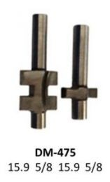 Broca para router corte machimbrar 5/8 Pulg 475 Micro