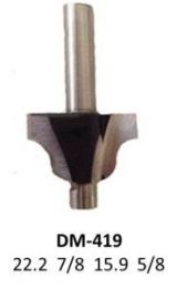 Broca para router corte romana 7/8 Pulg 419 Micro