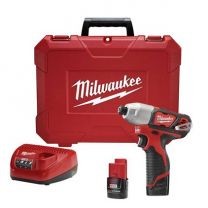 Atornillador de impacto 1/4 Pulg 12V 2462-22 Milwaukee